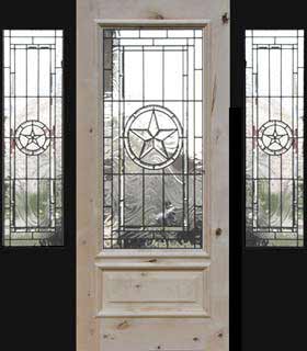 texas star glass front door