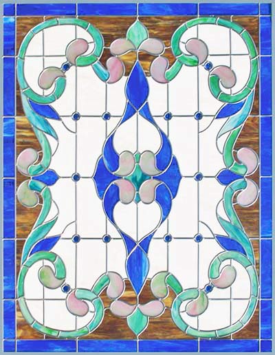 Stained Glass Glass on Victorian Style Leaded Stained Glass Window Custom At Glass By Design