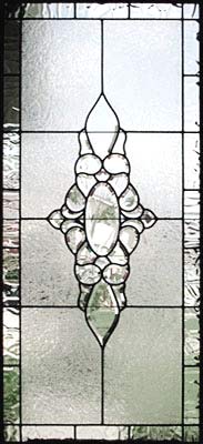 leaded glass bevel window custom