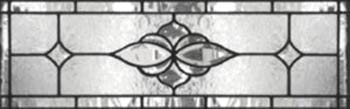 leaded glass bevel window