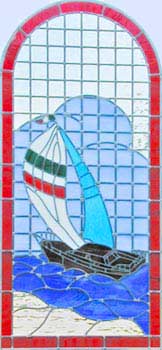 Sailboat blue
