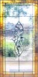large leaded glass window