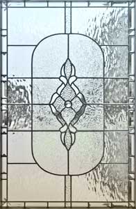 Custom Victorian style reproduction door window