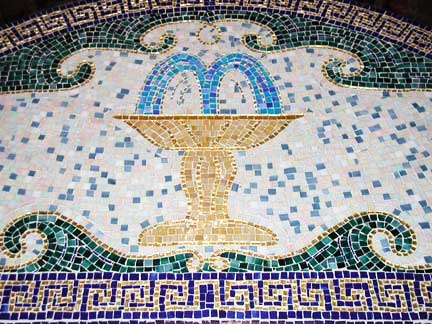 fountain mosaic