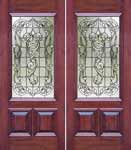 AB083LRE leaded beveled glass entry