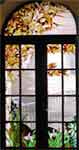 stained glass french doors custom