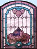 Custom stained and leaded glass vict15 Victorian style window