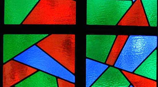 Custom stained and leaded glass windows