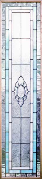 Custom stained and leaded bevel glass CH77SD sidelight window