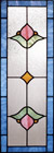Custom stained and leaded glass vic13s Victorian style window