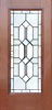 mahogany door with dhse9d leaded glass bevel window