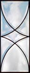 Colonial style custom all beveled leaded glass sidelight window