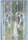 Custom leaded glass beveled sidelight window