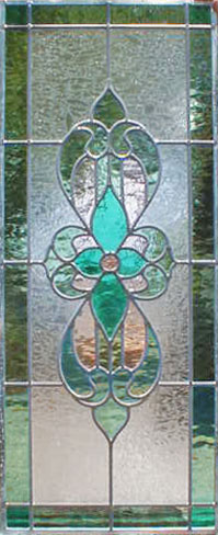 Custom Leaded Stained Glass sb34scolor Victorian style window