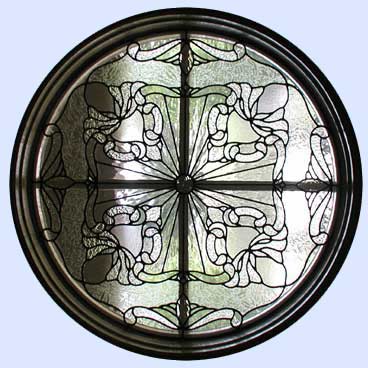 hoganp leaded glass circle window