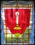 Light of the World custom religious stained glass window