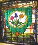 Lord of Beauty custom religious stained glass window