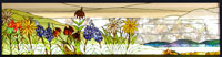 Custom stained glass Texas wildflowers by Jack McCoy