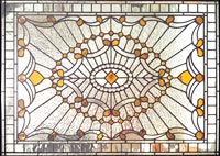 SPOKANE1A large Victorian style leaded glass window