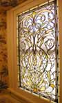 Large Spokane1 custom Victorian style leaded glass window